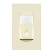 PIR 180° Vacancy Motion Sensor Wall Switch, 5A, 120V, Light Almond - Bees Lighting