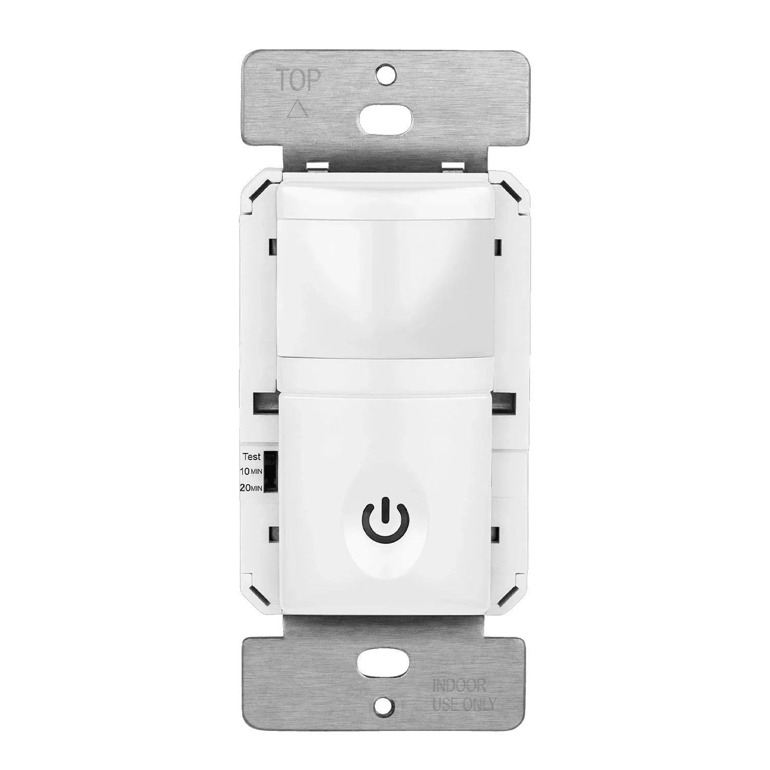 PIR 180° Vacancy Motion Sensor Wall Switch, 5A, 120V, White - Bees Lighting