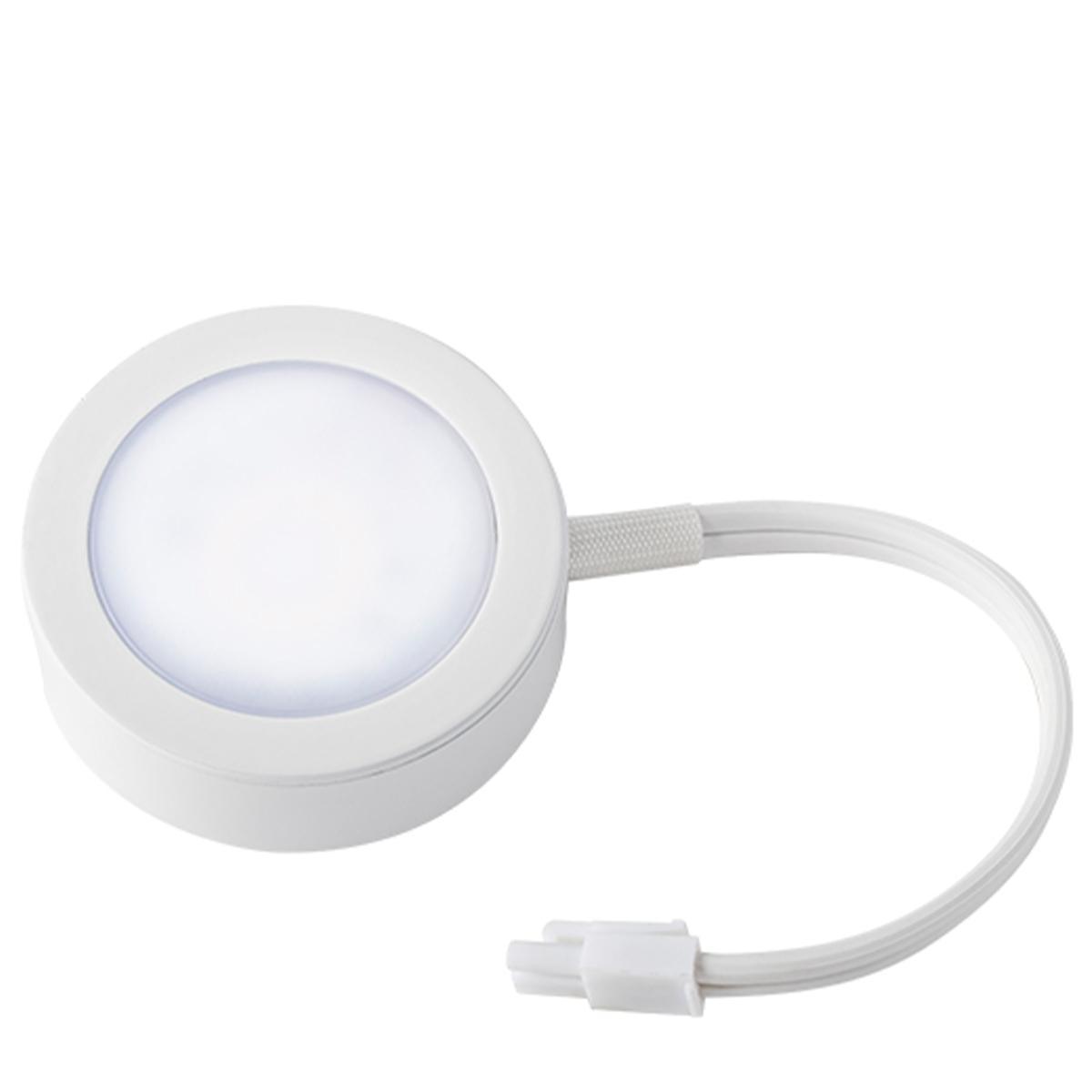 3-CCT LED Puck Light with Lead Wire, 3" Wide, 27K/30K/35K, 120V - Bees Lighting