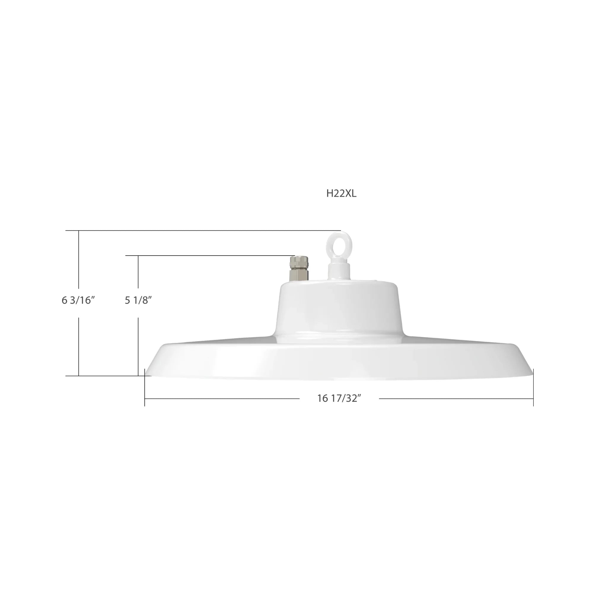 UFO High Bay Light, 36000 Lumens, 240W, 30K/40K/50K, White, 120-277V
