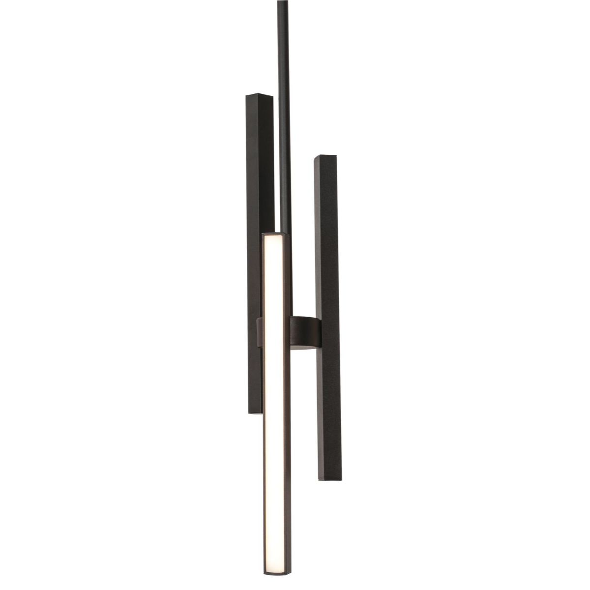 Indra 3 Lights 4 In. LED Pendant Light Black Finish - Bees Lighting