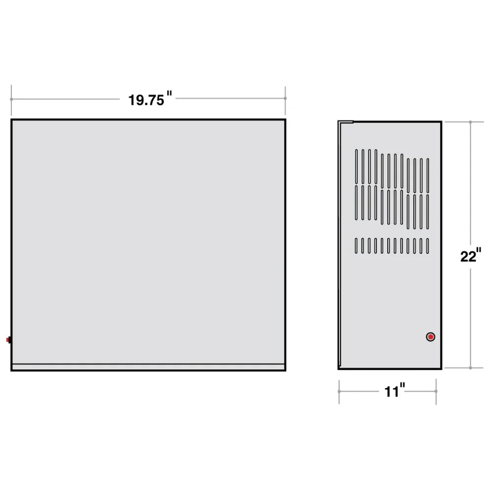 550 Watts Emergency Inverter, CA T20 Certified, 120-277VAC Output, Batteries Sold Separately - Bees Lighting