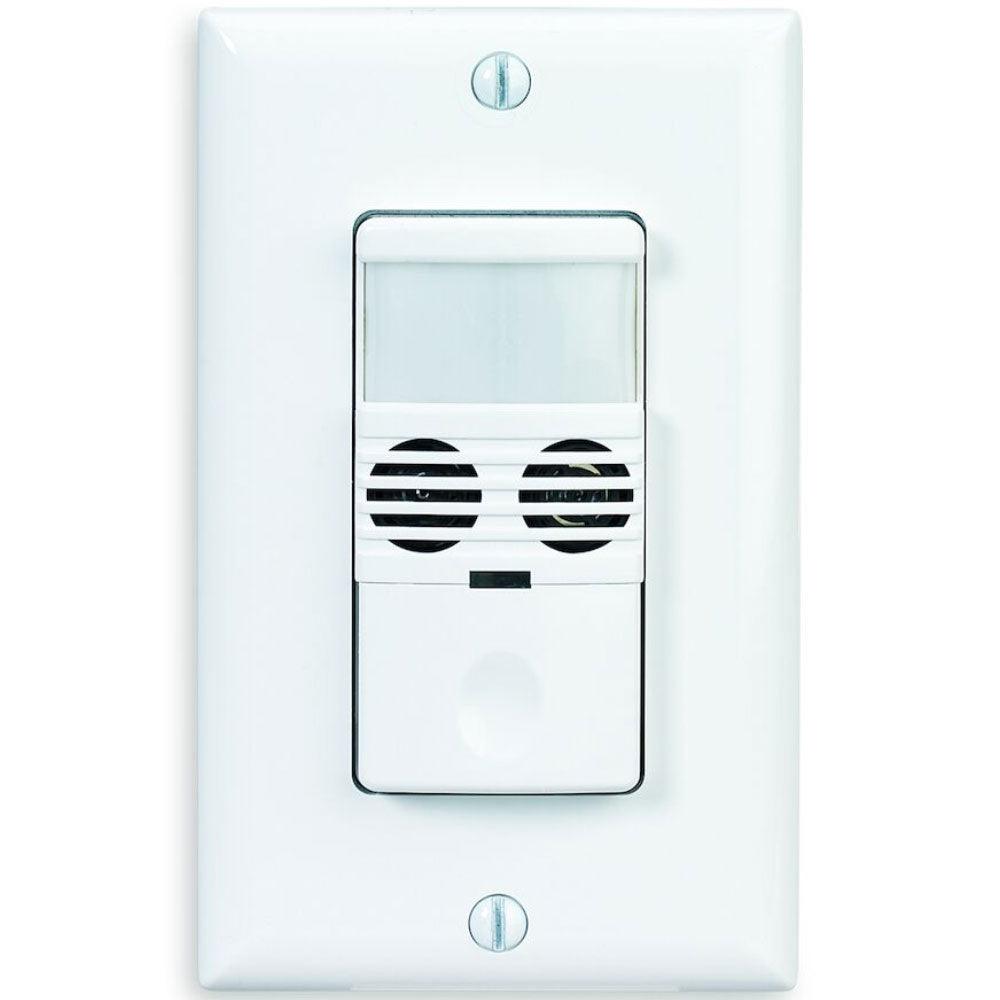 IOS Dual Technology Commercial Grade In-Wall Occupancy/Vacancy Motion Sensor White