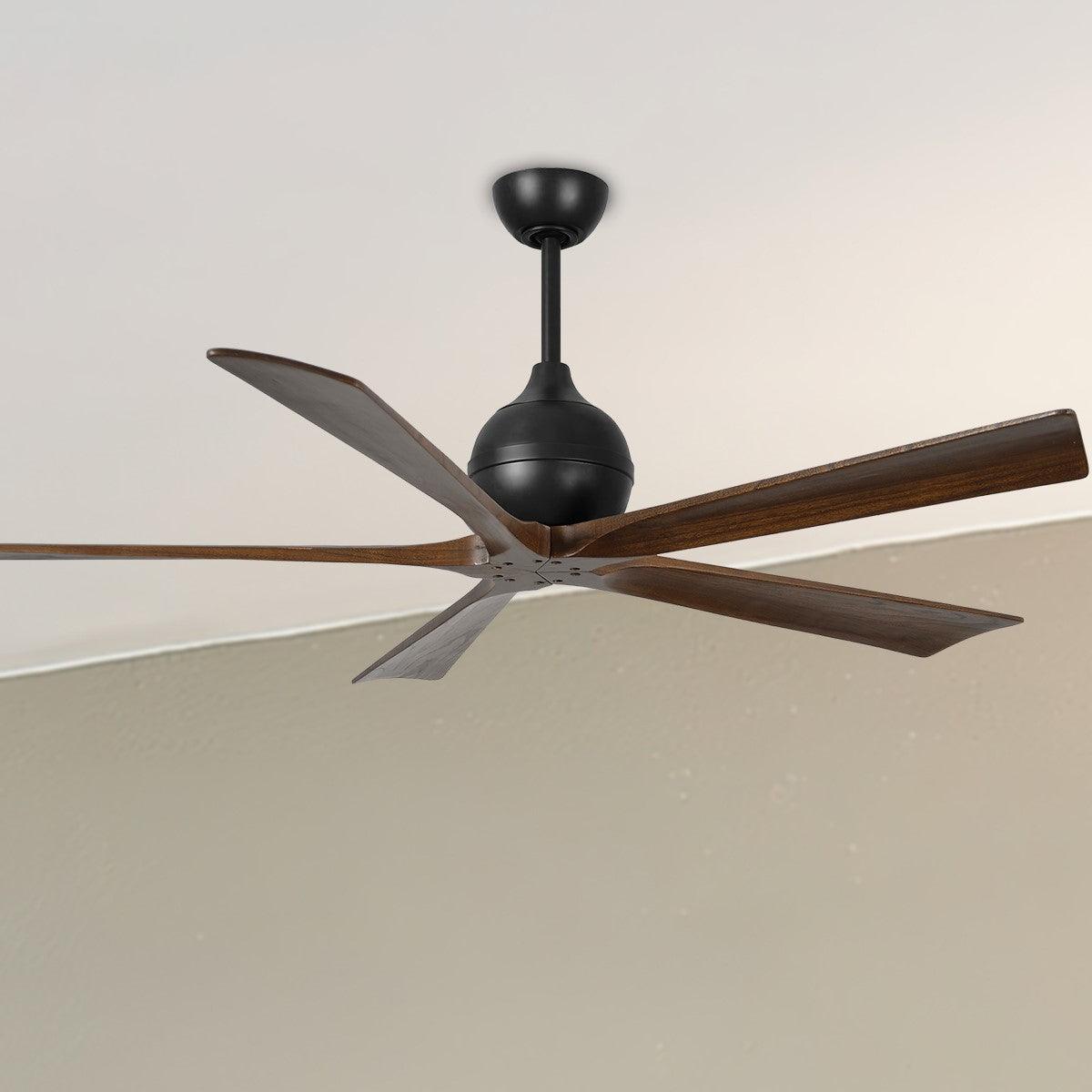 Irene 60 Inch 5 Blades Modern Outdoor Ceiling Fan With Remote And Wall Control - Bees Lighting