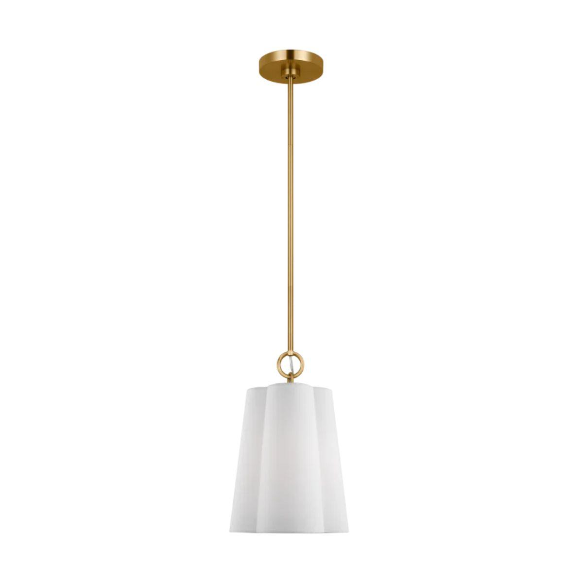 Bronte 10 in. Pendant Light Burnished Brass finish - Bees Lighting