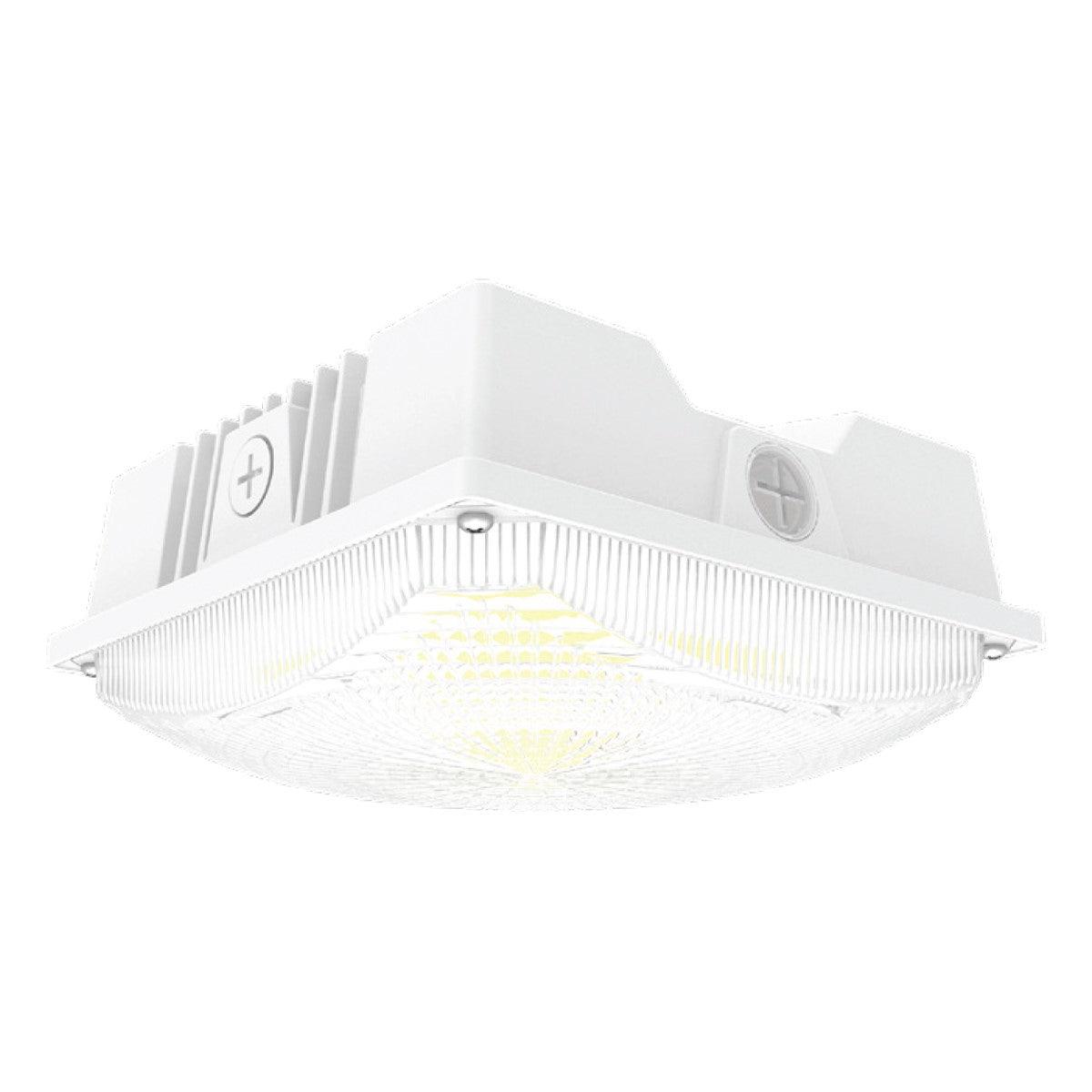 2,500-5,600 Lumens LED Standard Canopy Light With Photocell 20-40 Watts 30K/40K/50K 120-277V - Bees Lighting