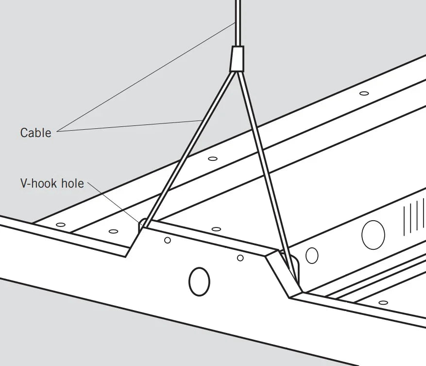 Aircraft Cable Hanging Kit - Bees Lighting
