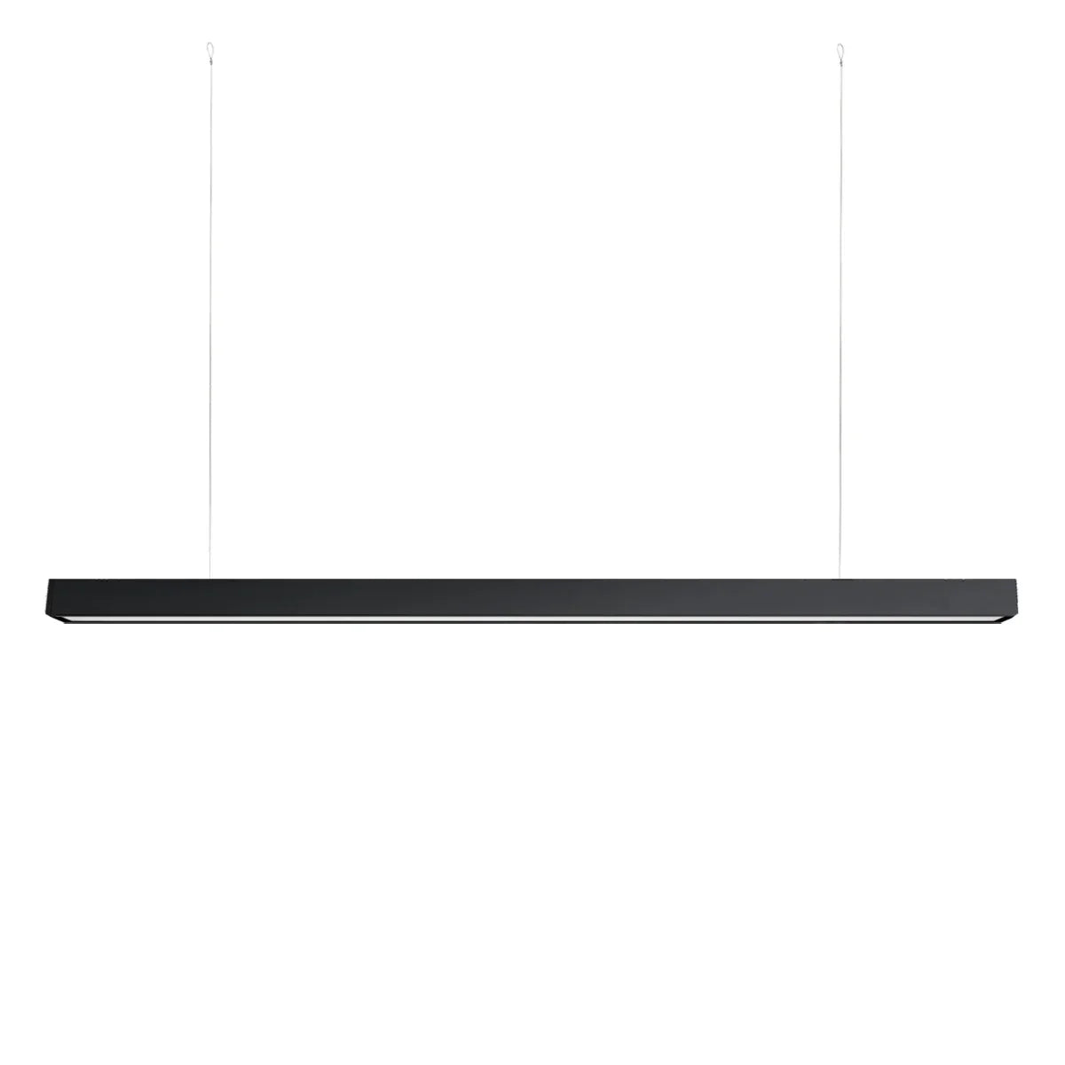 8ft LED Linear Light, 80W, 10400 Lumens, 5 CCT Selectable, Black, 120-277V - Bees Lighting