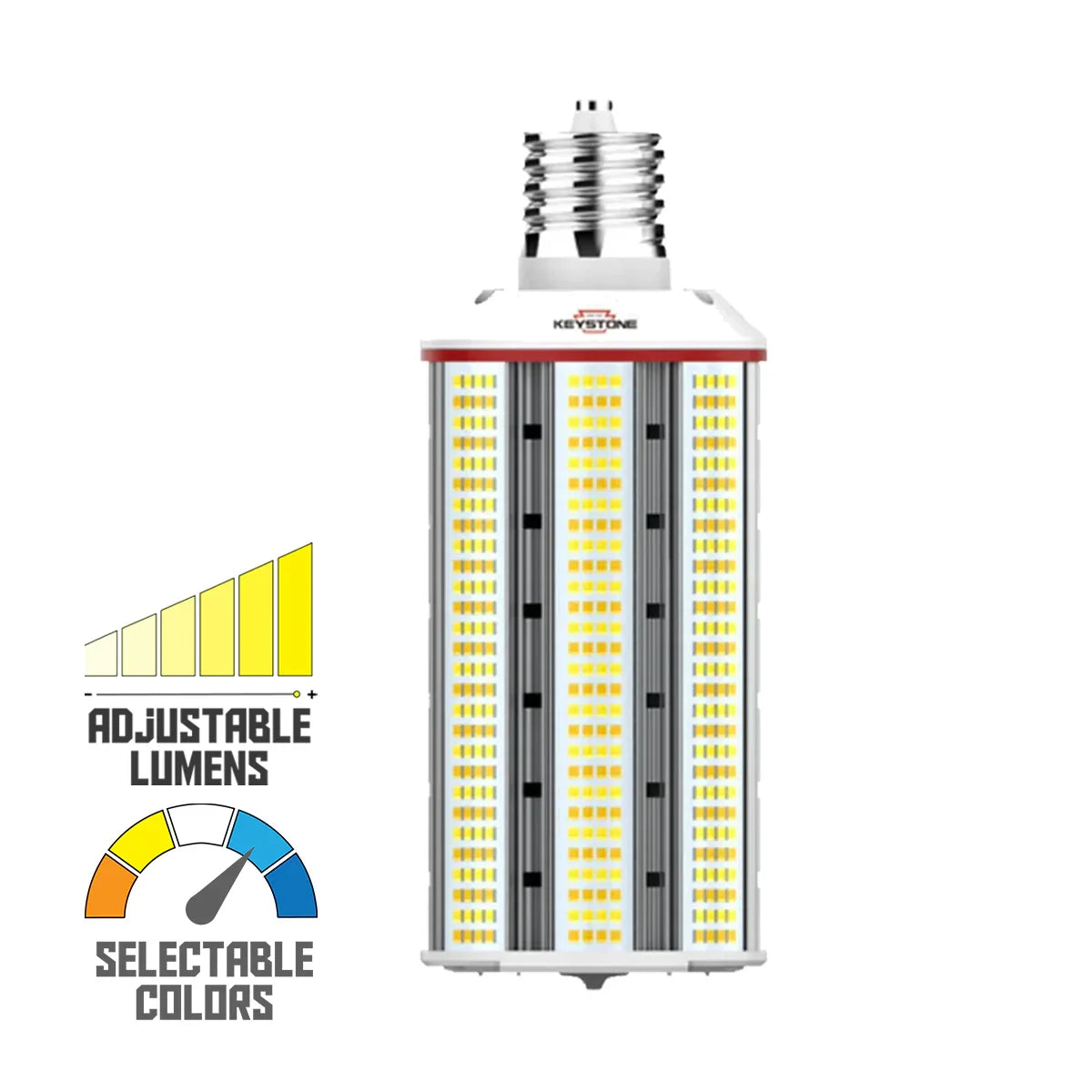 Wall Pack Retrofit LED Lamp, 27W|36W|45W, 7000 Lumens, Selectable CCT, EX39 Mogul, 120-277V - Bees Lighting