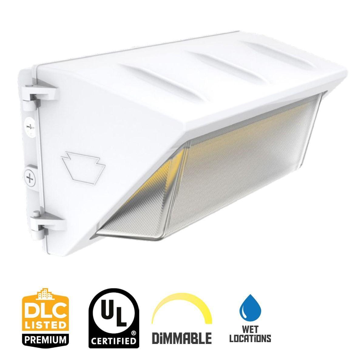 LED Standard Wall Pack With Photocell 120 Watts 17,860 Lumens 30K/40K/50K 120-277V - Bees Lighting