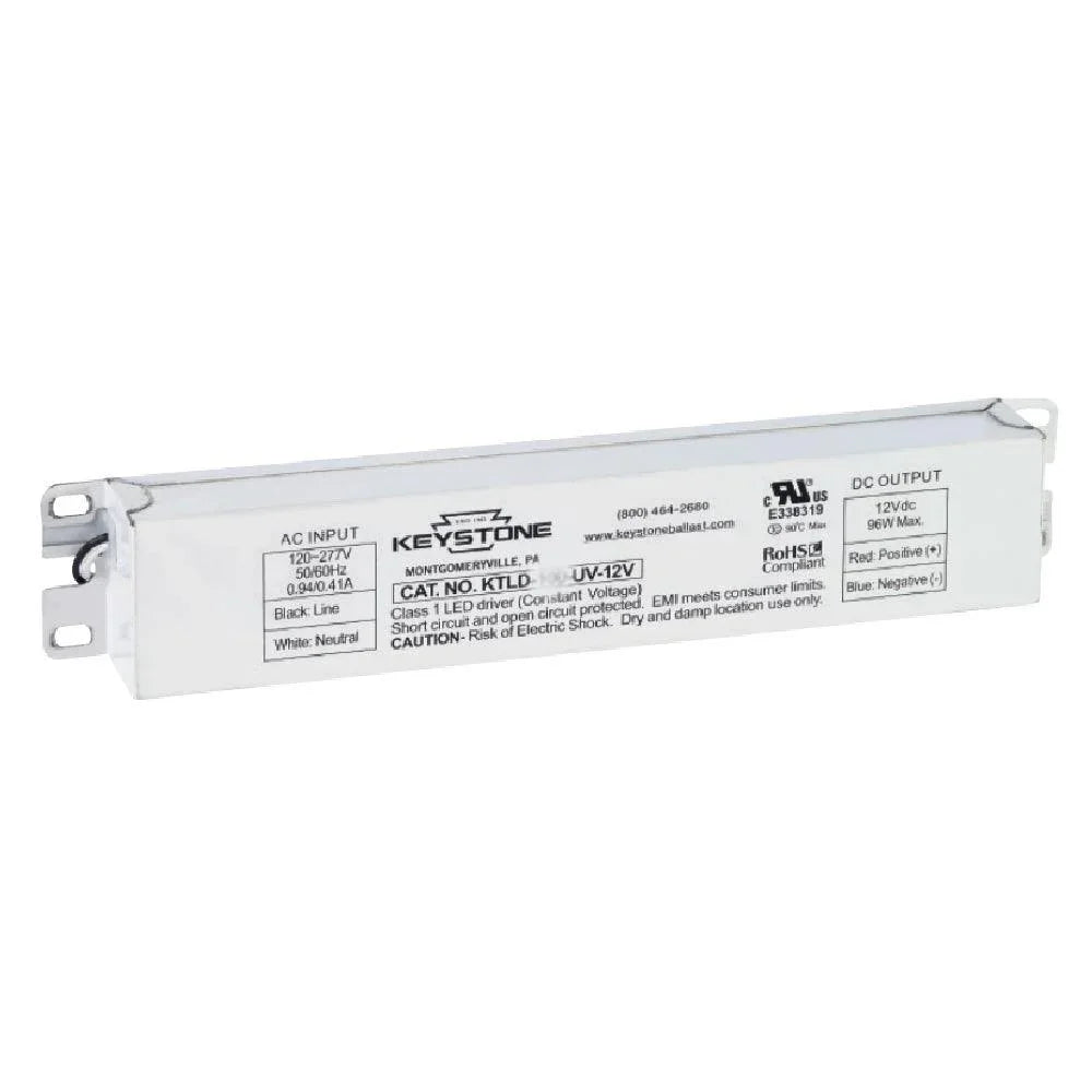 80 Watts, 12VDC Constant Voltage LED Driver, 120-277V Input - Bees Lighting