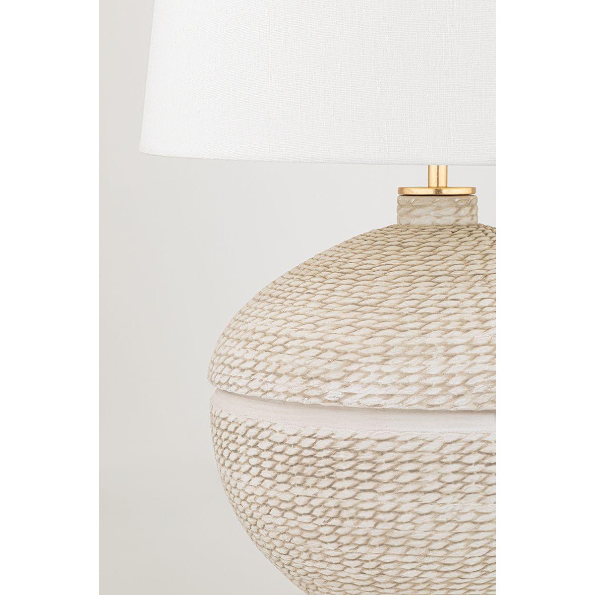 Katonah Table Lamp Ceramic Gold Leaf Finish