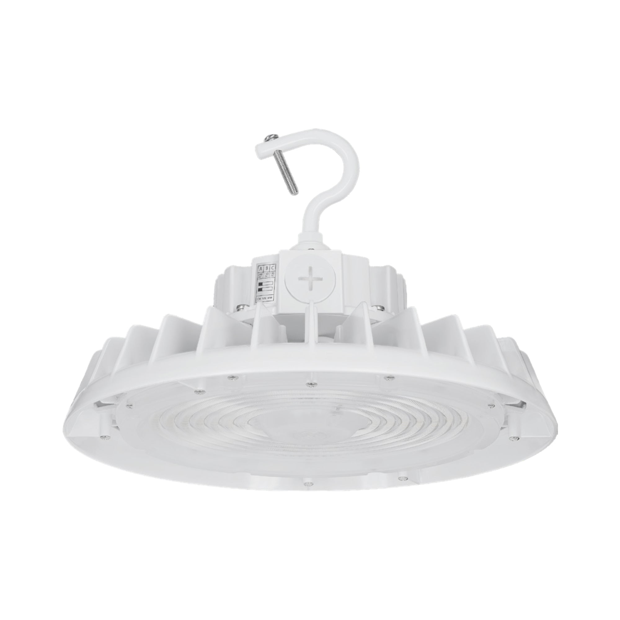 UFO High Bay Light, 320W, 48000 Lumens, 35K/40K/50K, 120-347V, White