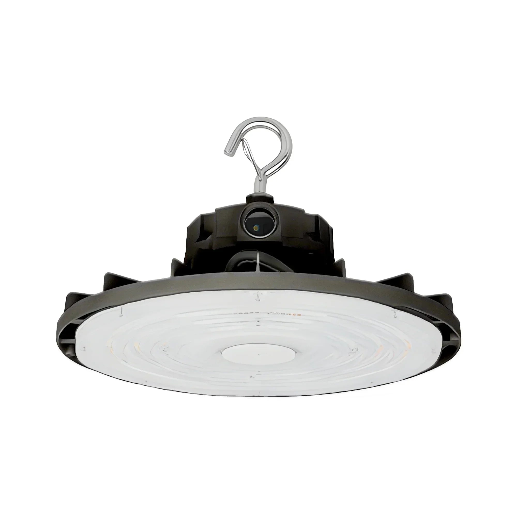 UFO High Bay Light, 150W, 22500 Lumens, 35K/40K/50K, 120-347V, Black