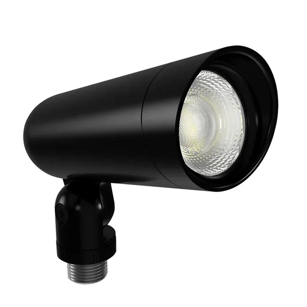 120V LED Adjustable Small Flood Light, 4000K, 8W, Black - Bees Lighting