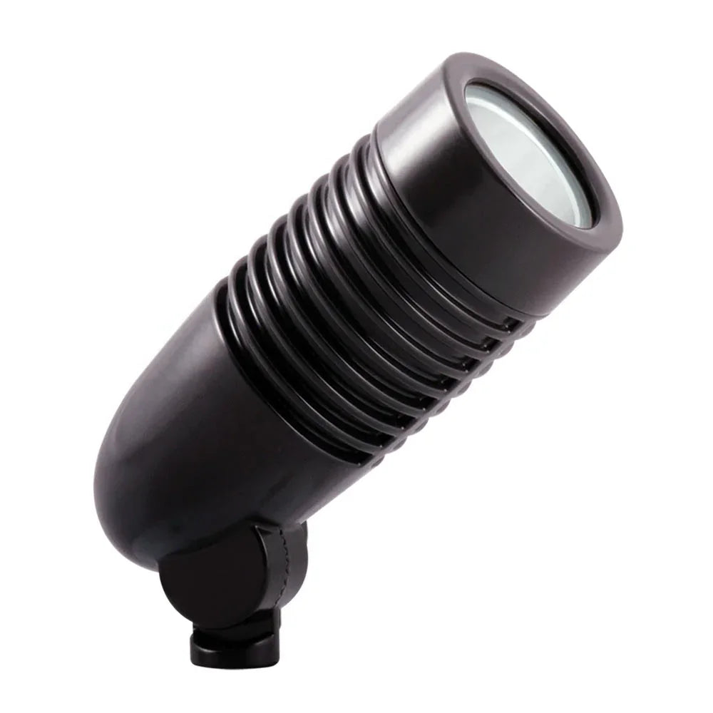 120V LED Compact Flood Light, 8W, 4000K, Bronze - Bees Lighting