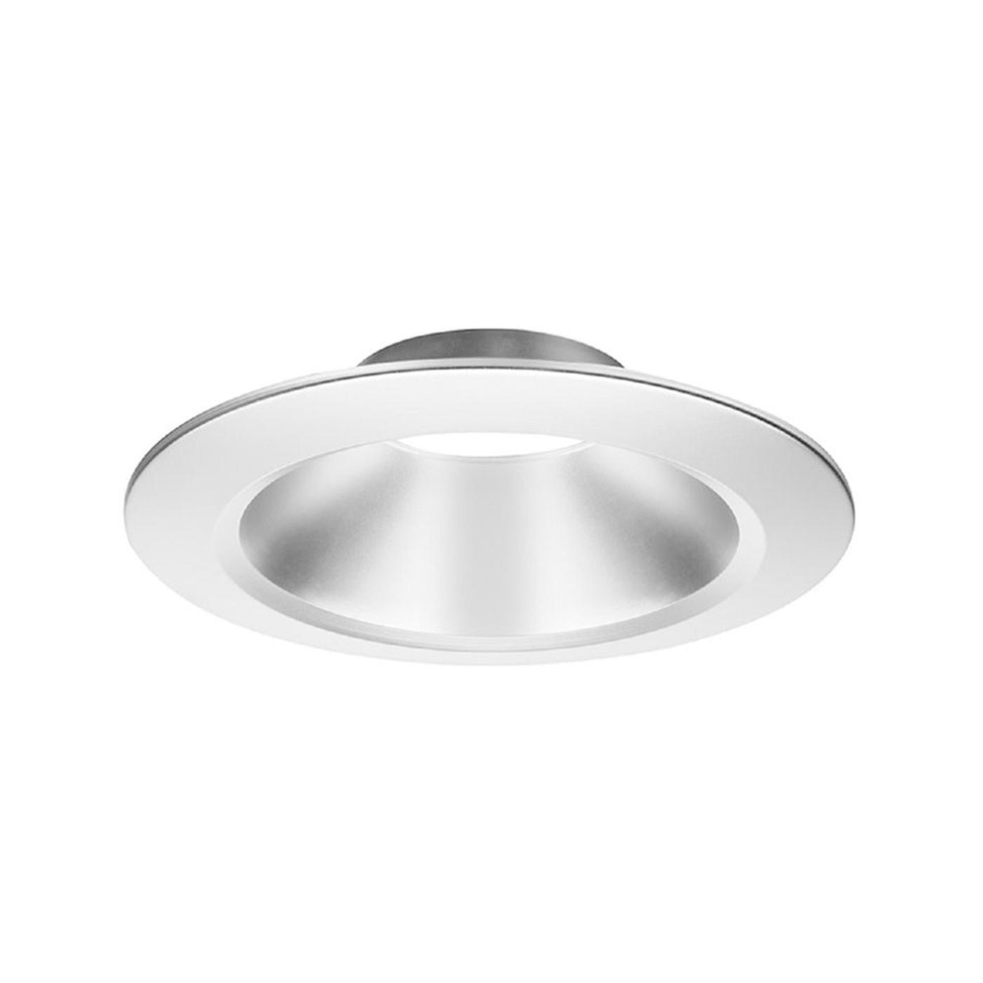 4" Round Clear Downlight Reflector & Trim Matte Diffuse For Fixtures with Emergency Battery - Bees Lighting