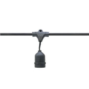 Commercial Grade Light String, Suspended 50 sockets, E26 Medium Base, 100 Feet - Bees Lighting