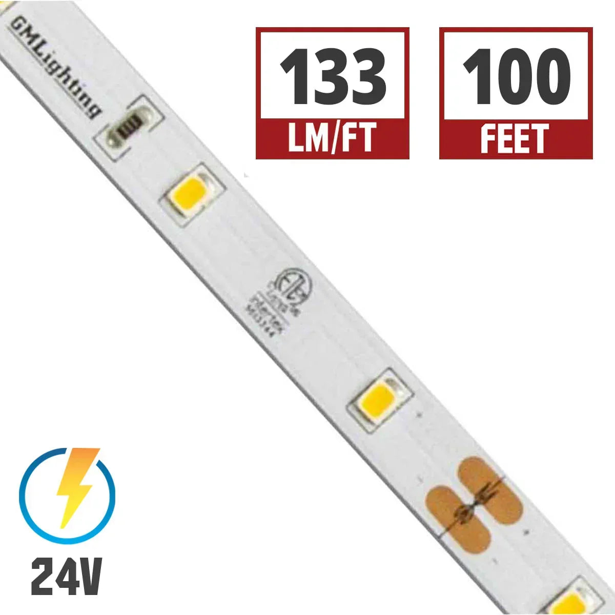 GM Lighting LTR-E Econo Series 12V / 24V 1.5W Tape - Bees Lighting