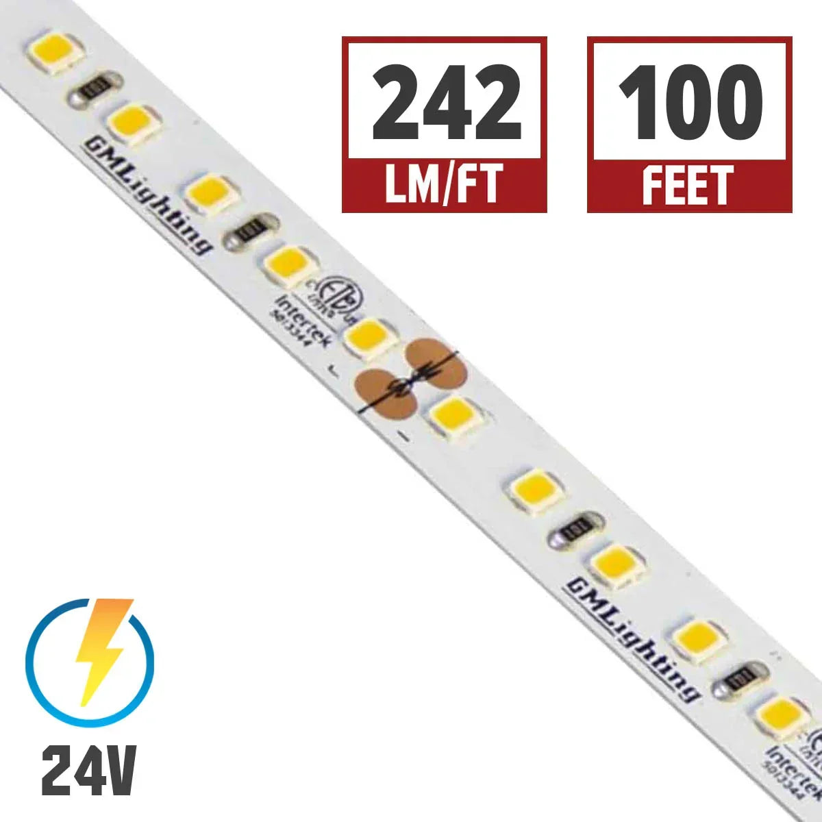 GM Lighting LTR-P Pro Series 3.0W LED Tape Light - Bees Lighting