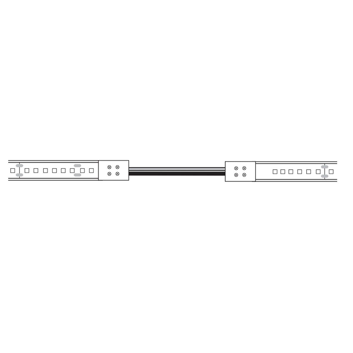 6in. Tape to Tape Connector for LTR-P Wet Location Tape Light - Bees Lighting