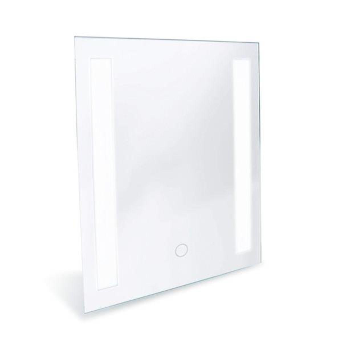 Catella 12 in. x 16 in. LED Wall/Table Stand Mirror with Touch On/Off Dimmer Function - Bees Lighting
