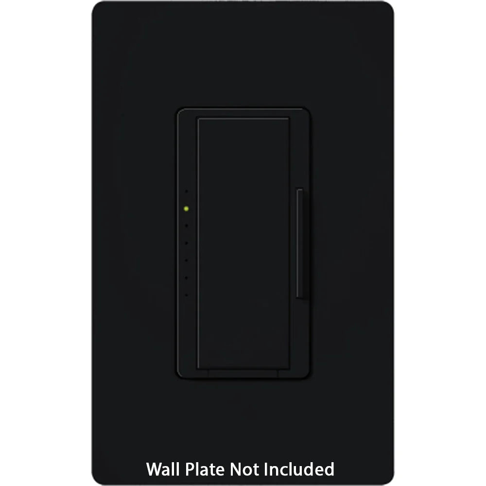 Maestro PRO LED+ Tap Dimmer Switch, 250W LED, 500W ELV, Single Pole or Multi-Location, Black - Bees Lighting