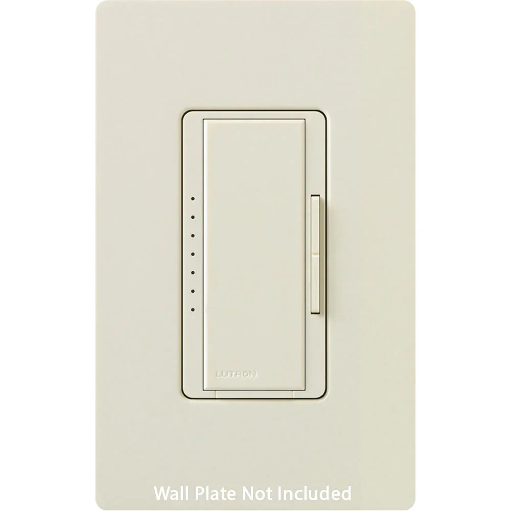 Maestro PRO LED+ Tap Dimmer Switch, 250W LED, 500W ELV, Single Pole or Multi-Location, Light Almond - Bees Lighting