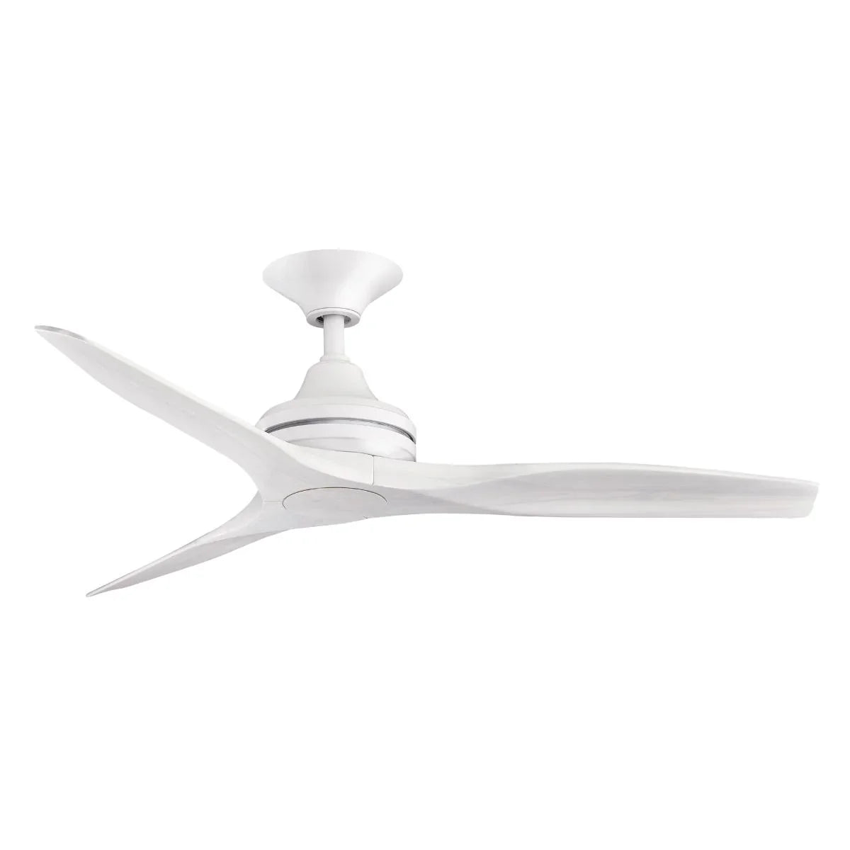 Spitfire Matte White 48 in. Ceiling Fan Motor, Blades Sold Separately - Bees Lighting
