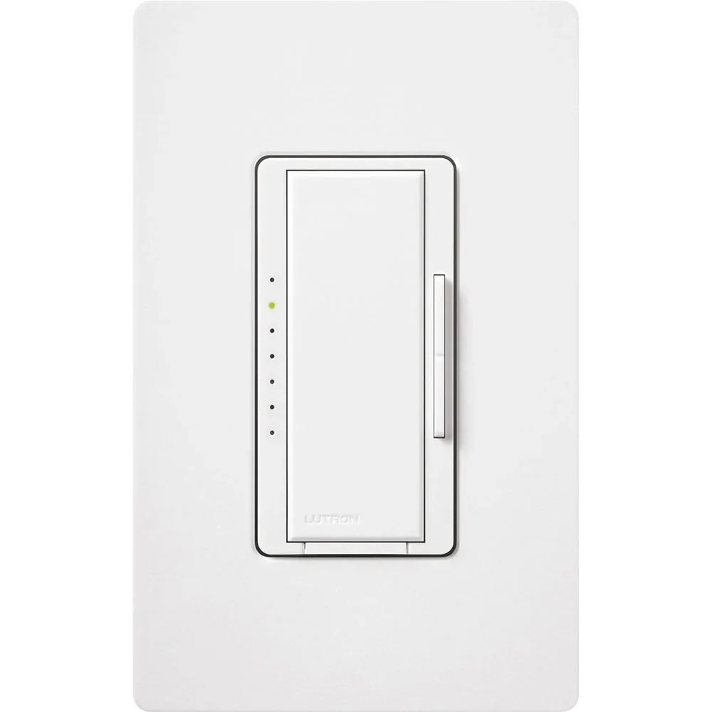Maestro LED+ Dimmer Switch, 150-Watt, Single Pole or Multi-Location, White - Bees Lighting