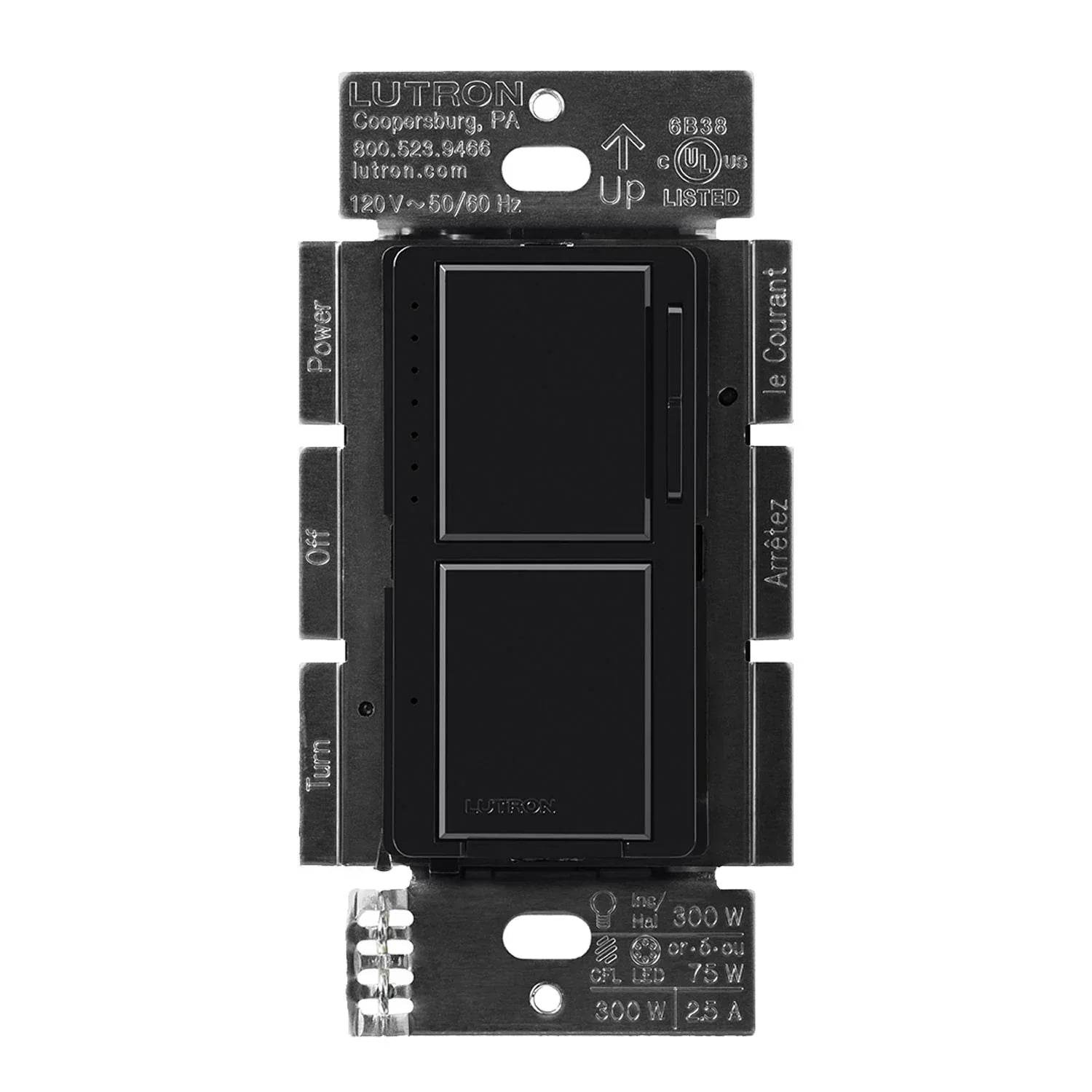 Lutron Maestro LED+ Dual Dimmer and Switch - Bees Lighting