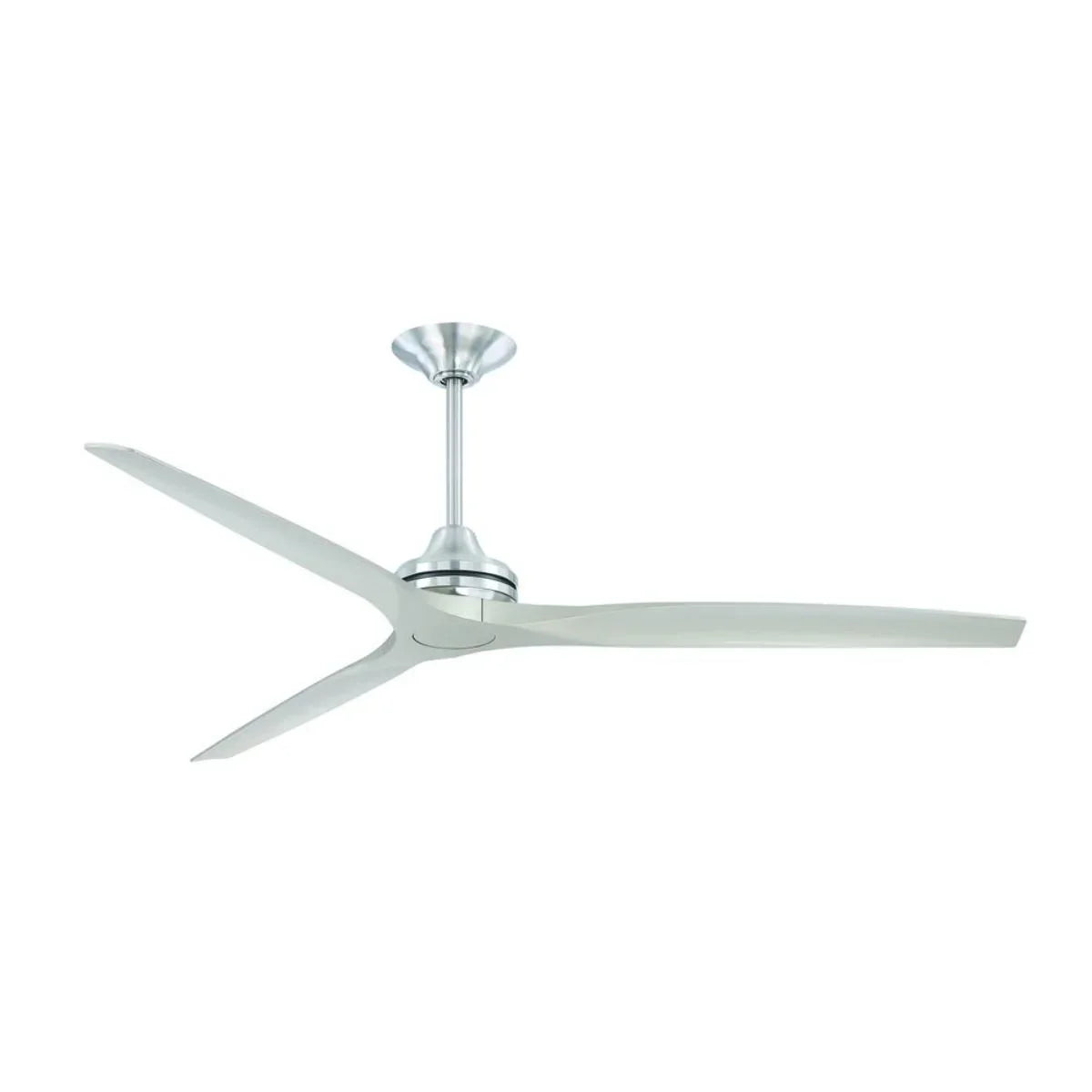 Spitfire DC Brushed Nickel 72 in. Ceiling Fan Motor, Blades Sold Separately - Bees Lighting