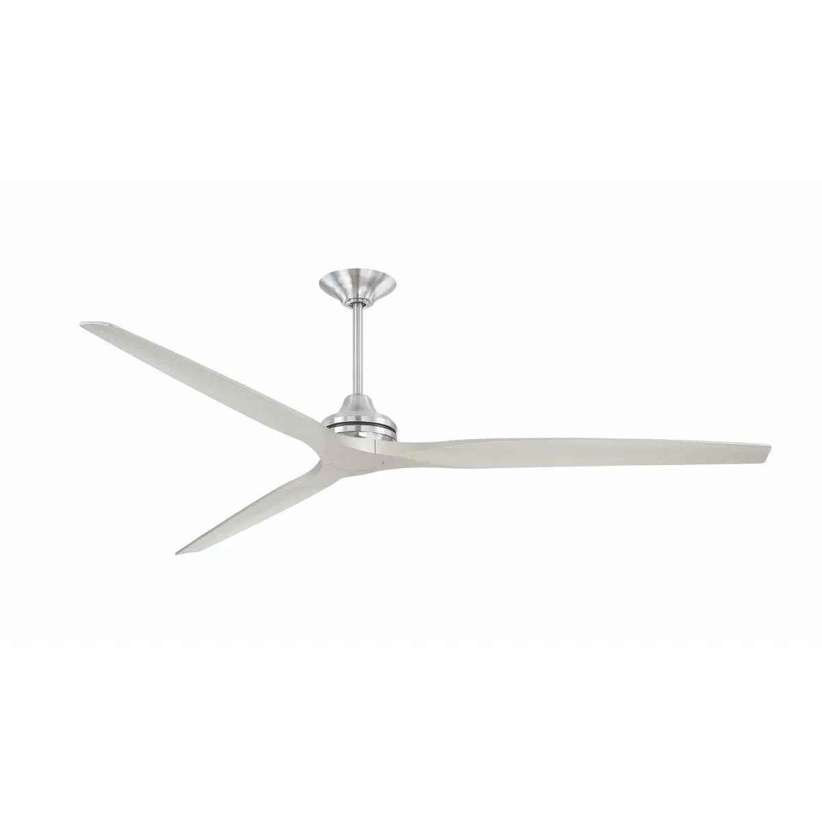 Spitfire DC Brushed Nickel 84 in. Ceiling Fan Motor, Blades Sold Separately - Bees Lighting