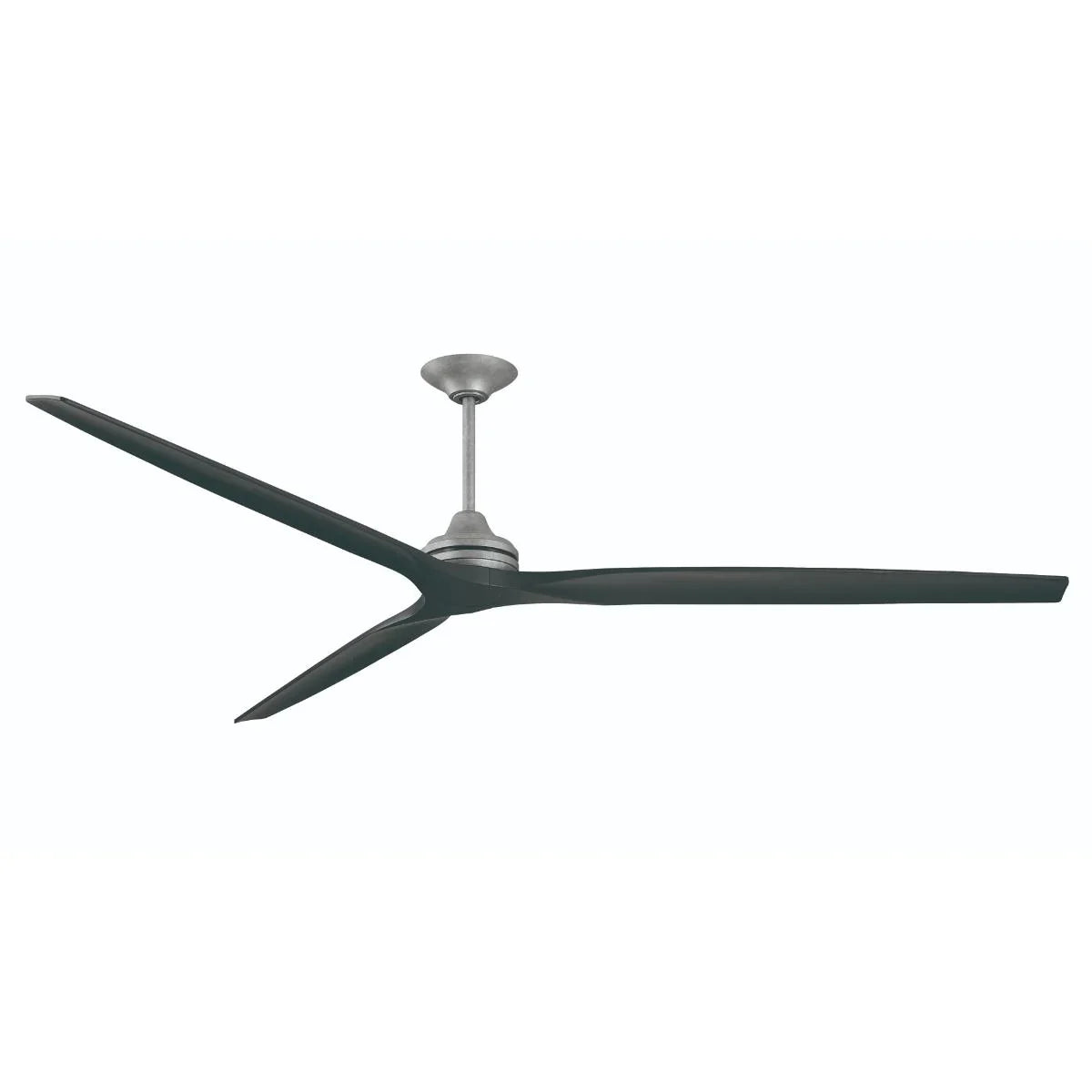 Spitfire DC Galvanized 96 in. Ceiling Fan Motor, Blades Sold Separately - Bees Lighting