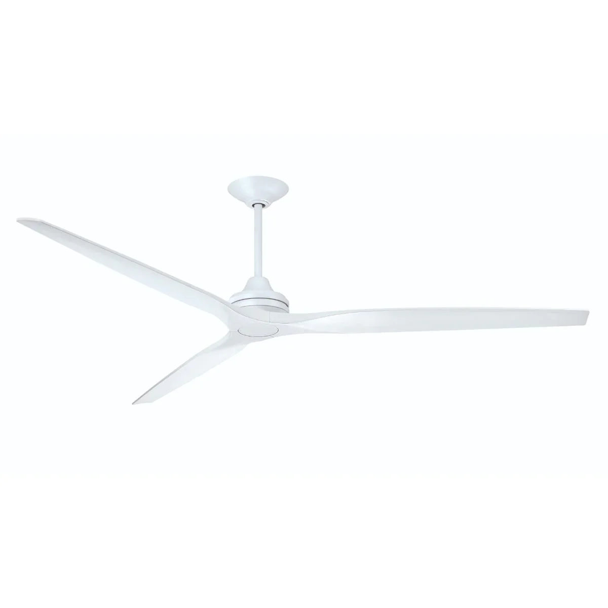 Spitfire DC Matte White 84 in. Ceiling Fan Motor, Blades Sold Separately - Bees Lighting