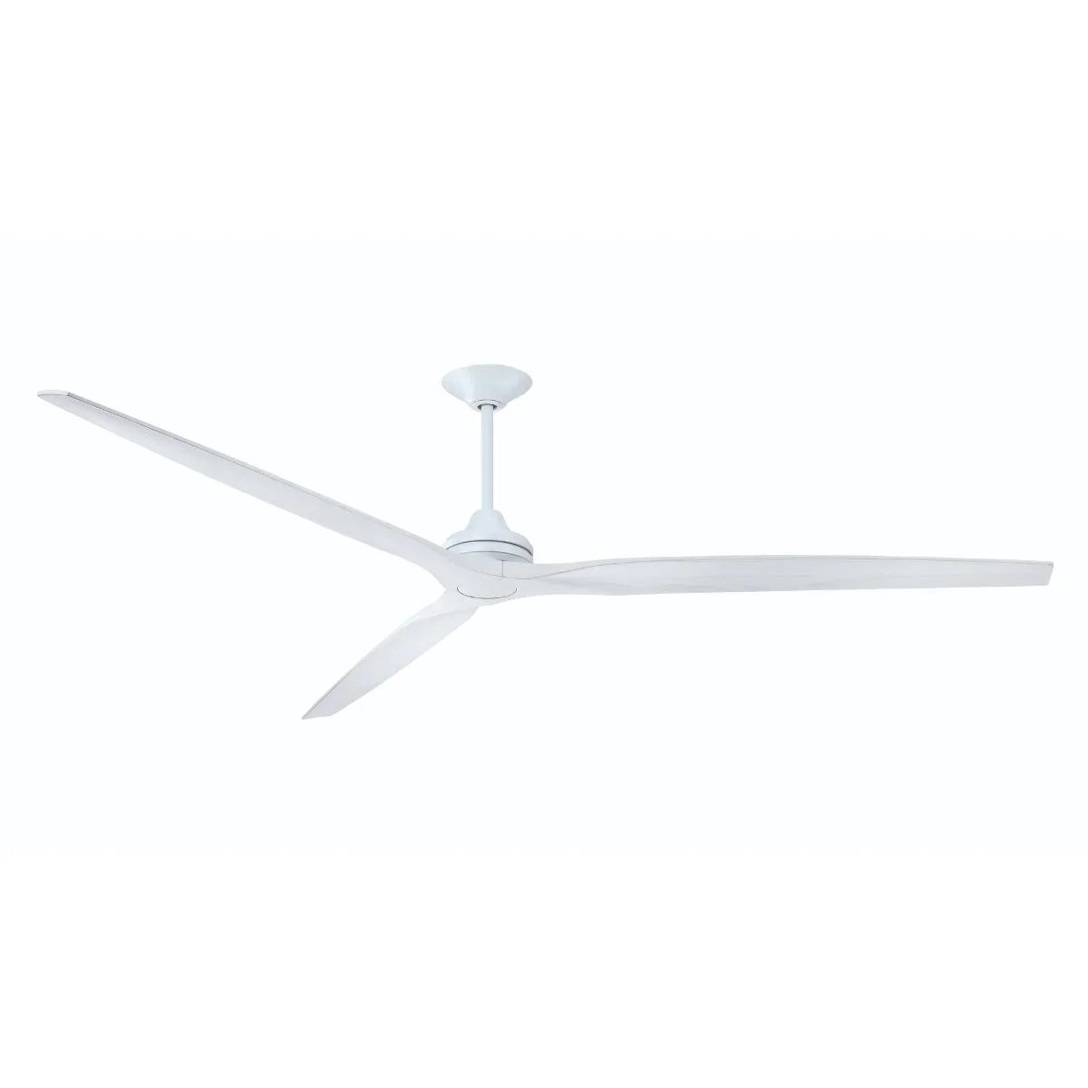 Spitfire DC Matte White 96 in. Ceiling Fan Motor, Blades Sold Separately - Bees Lighting