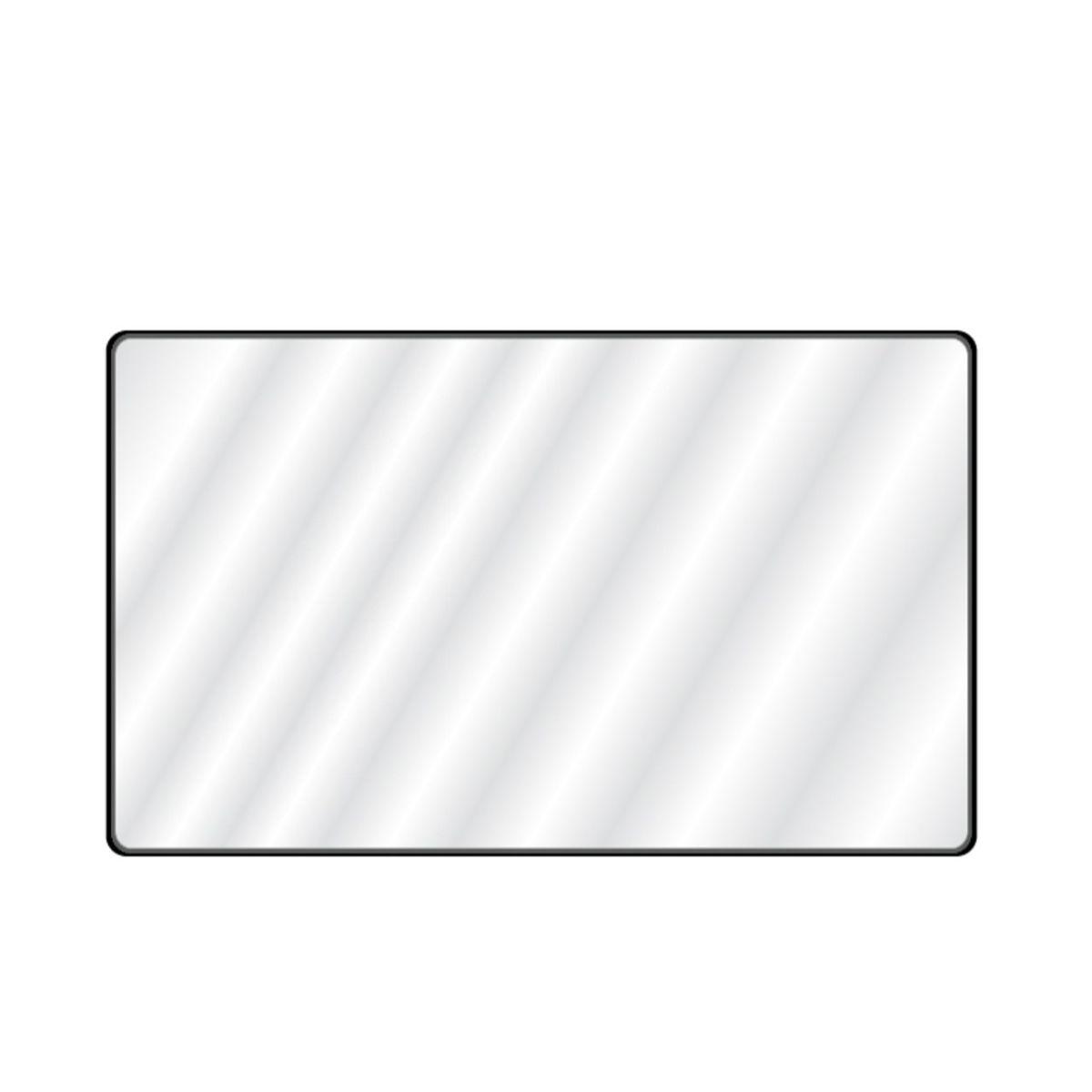 Raven 60 In. X 36 In. Black Aluminum Frame Mirror - Bees Lighting