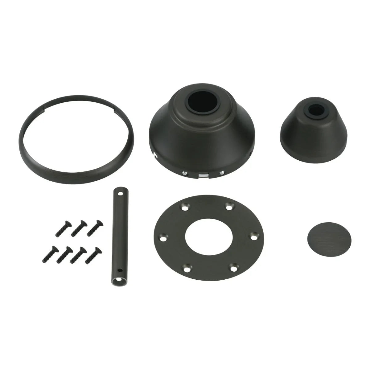 Maverick Ceiling Fan Custom Finish Kit Aged Pewter Finish - Bees Lighting