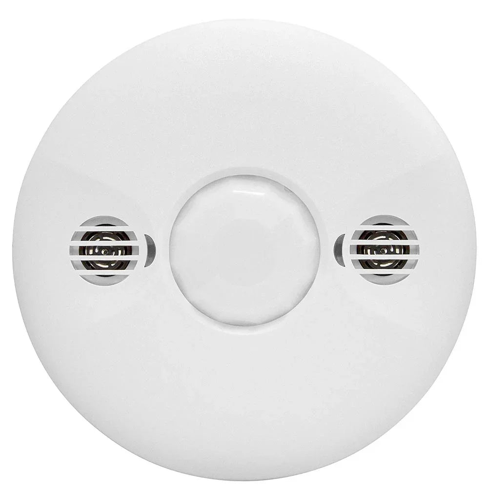 PIR|Ultrasonic Dual Technology 360° Occupancy Ceiling Sensor, 8A, 120-277V, White - Bees Lighting