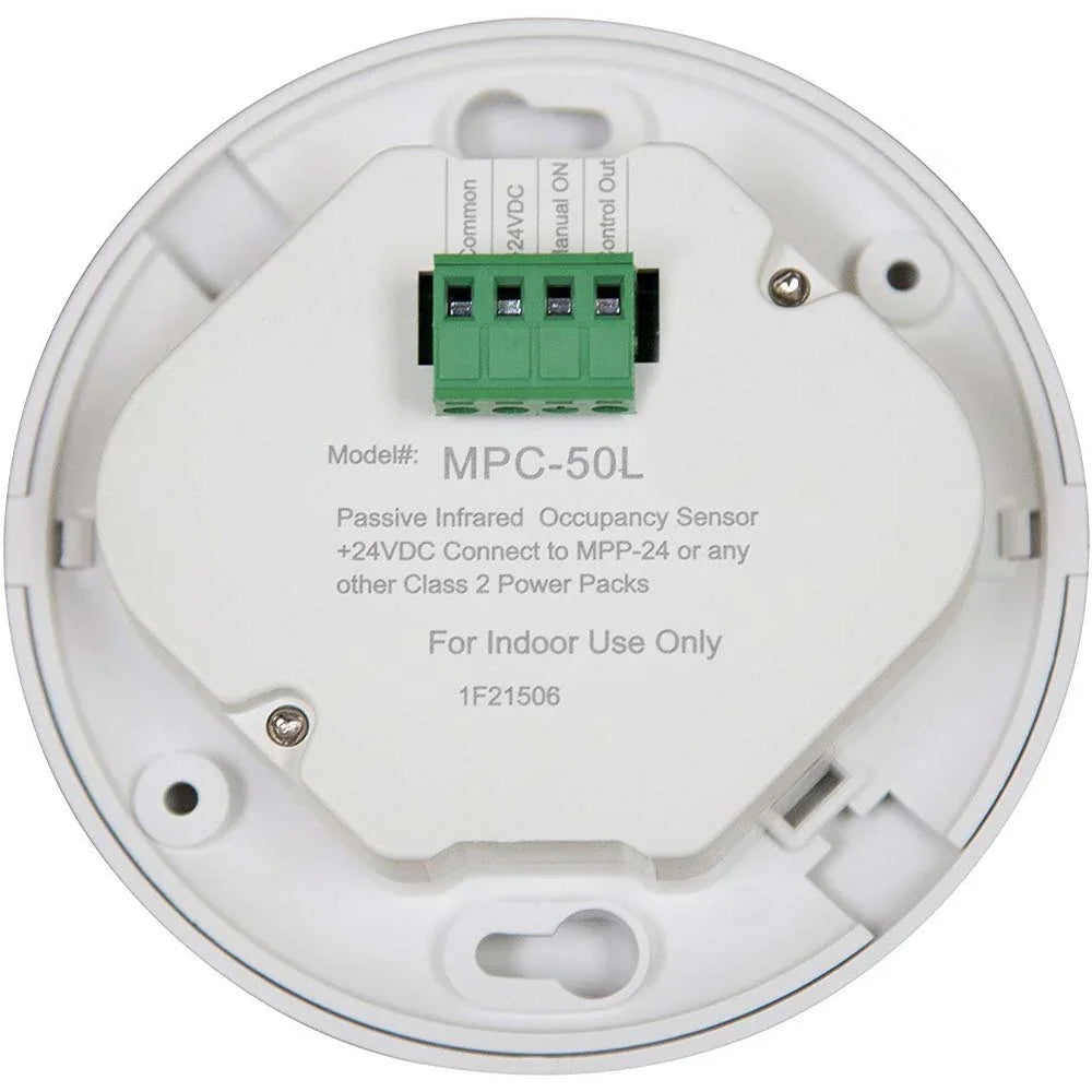 PIR 360° Ceiling Mount Occupancy Sensor, 24VDC, White - Bees Lighting