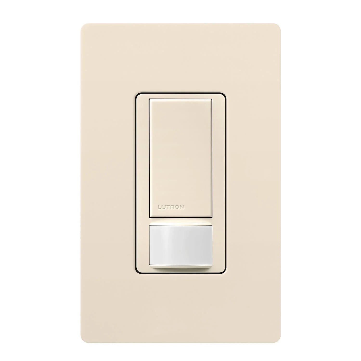 Maestro PIR 180° Occupancy|Vacancy Motion Sensor Switch, 2A, 120V, Light Almond - Bees Lighting