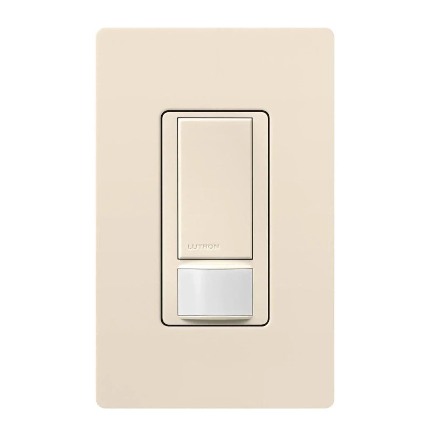 Maestro PIR 180° Occupancy|Vacancy Motion Sensor Switch, 5A, 120V, Light Almond - Bees Lighting