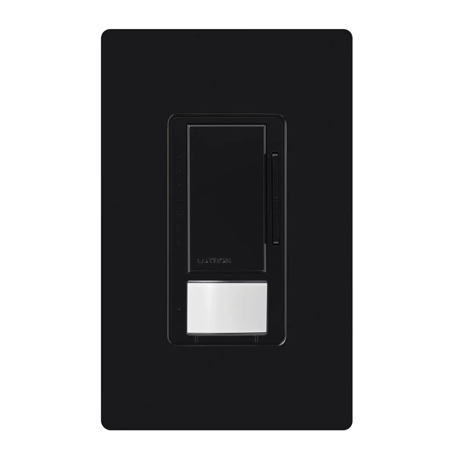 Maestro PIR 180° Vacancy Motion + 0-10V Dimmer Swtich, 8A, 120-277V, Black - Bees Lighting