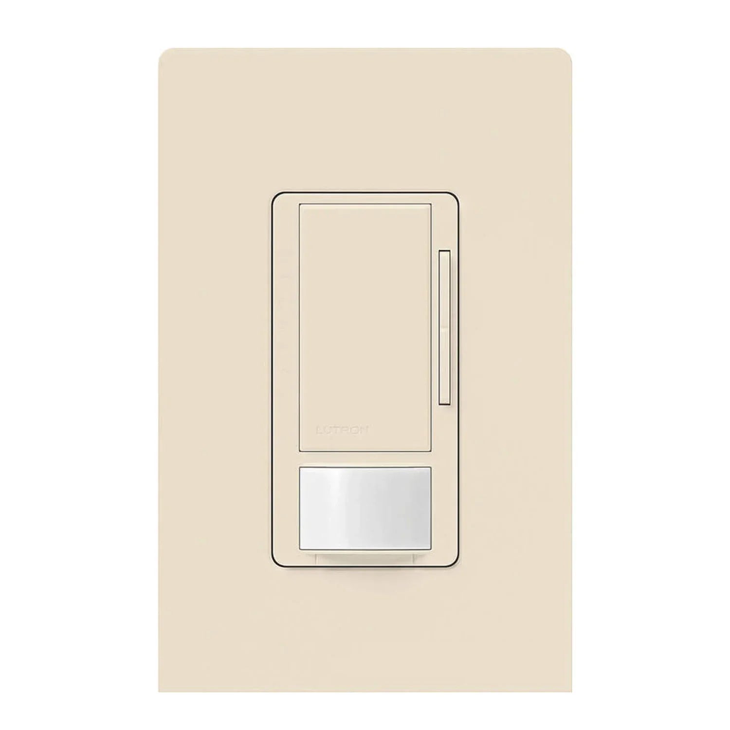 Maestro PIR 180° Occupancy|Vacancy Motion + 0-10V Dimmer Switch, 8A, 120-277V, Light Almond - Bees Lighting
