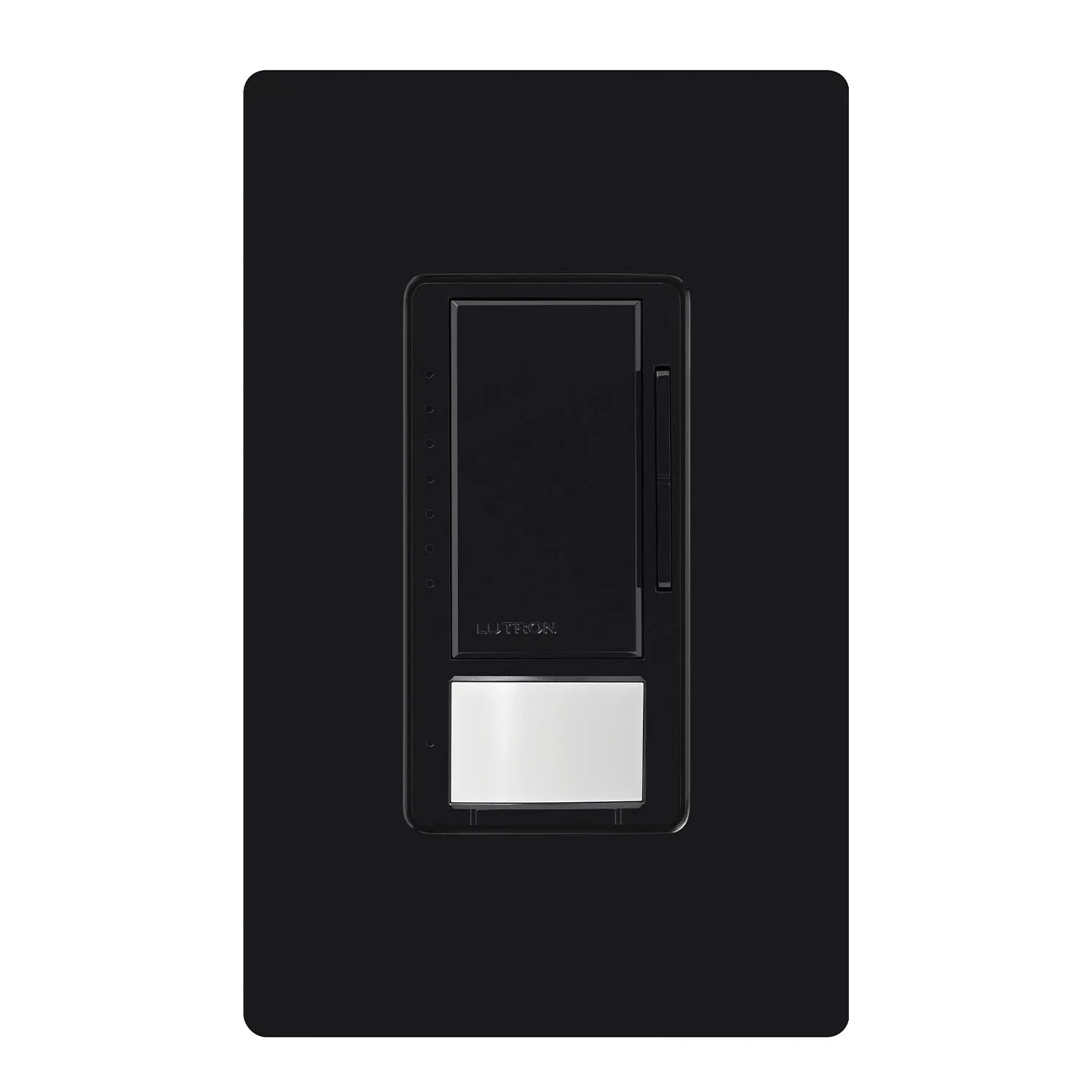 Maestro PIR 180° Occupany|Vanancy Motion Sensor LED+ Dimmer Switch, 150W, 120V, Black - Bees Lighting
