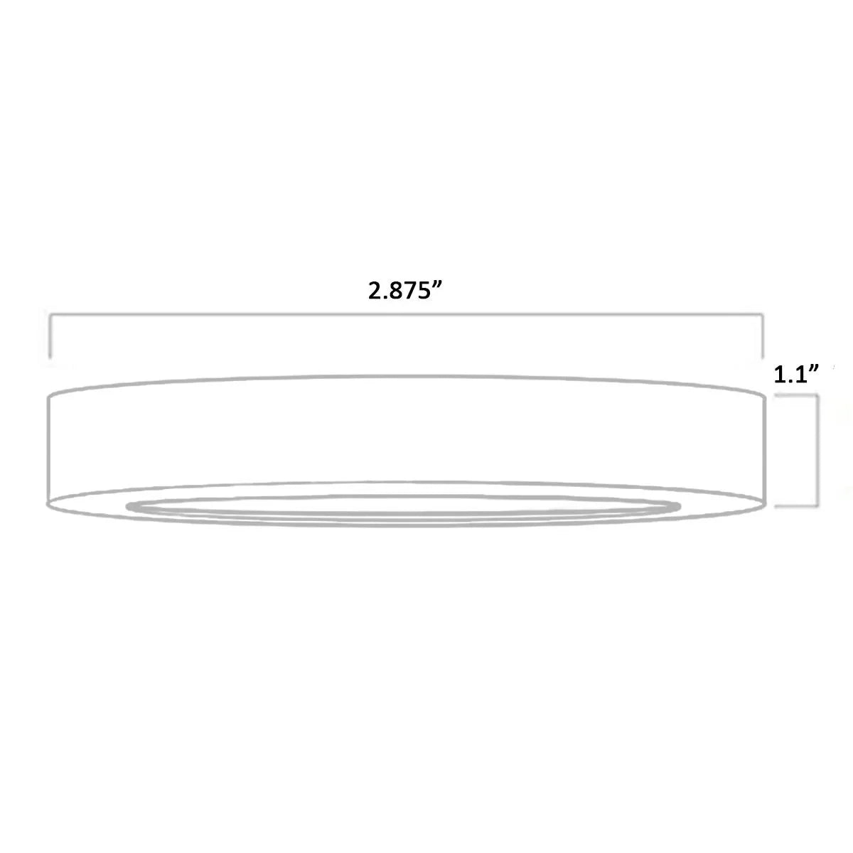 MVP 5CCT Puck Light, 230 Lumens, Double Cord, 27K|30K|35K|40K|50K, 120V, Black - Bees Lighting