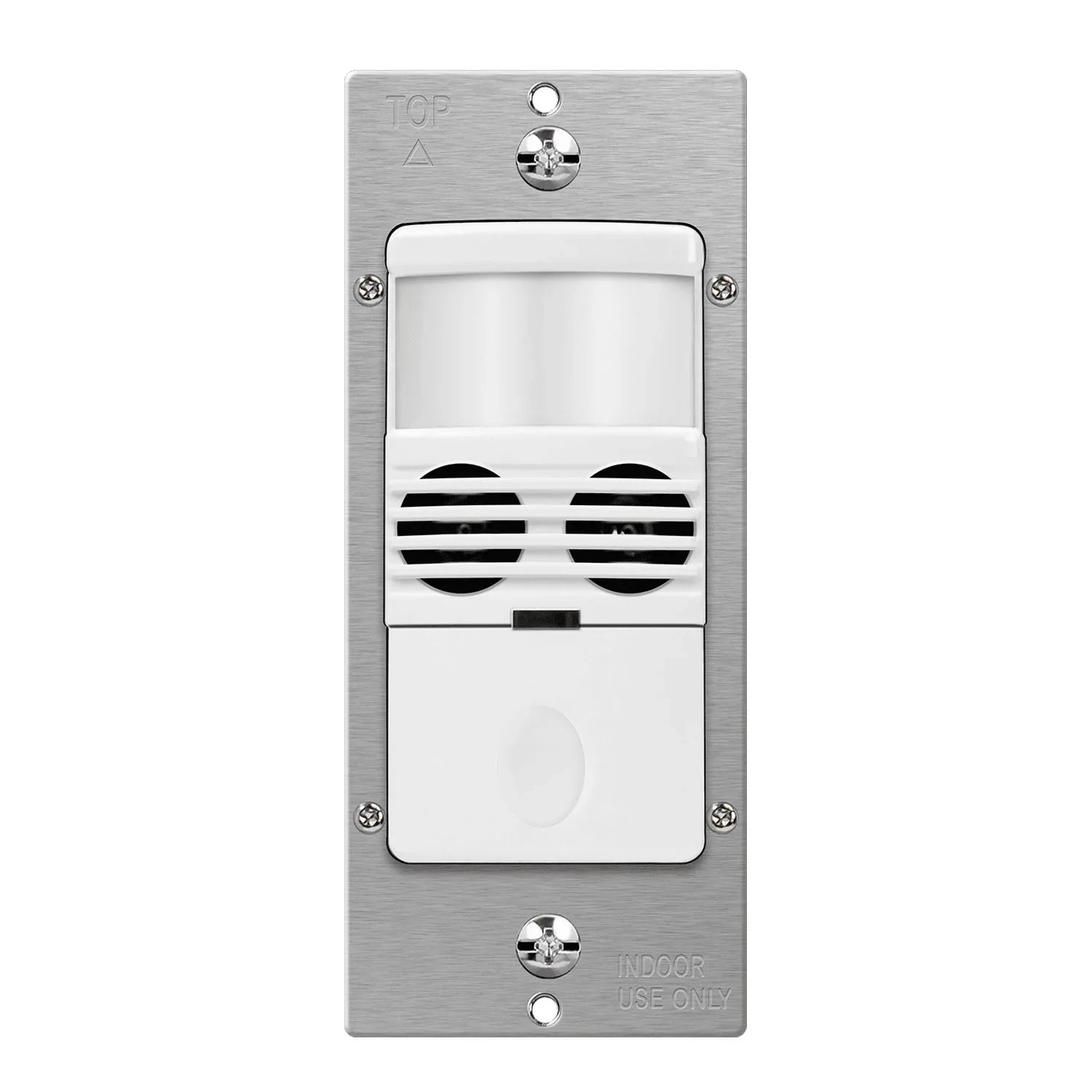 Dual Technology PIR|Ultrasonic 180° Occupancy Motion Sensor Switch, 8A, 120-277V, White - Bees Lighting