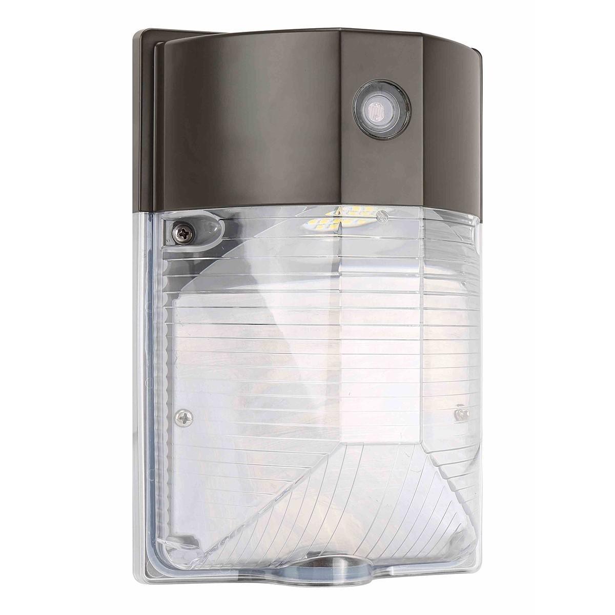 LED Mini Wall Pack With Photocell 17 Watts 1,950 Lumens 5000K 120-277V - Bees Lighting