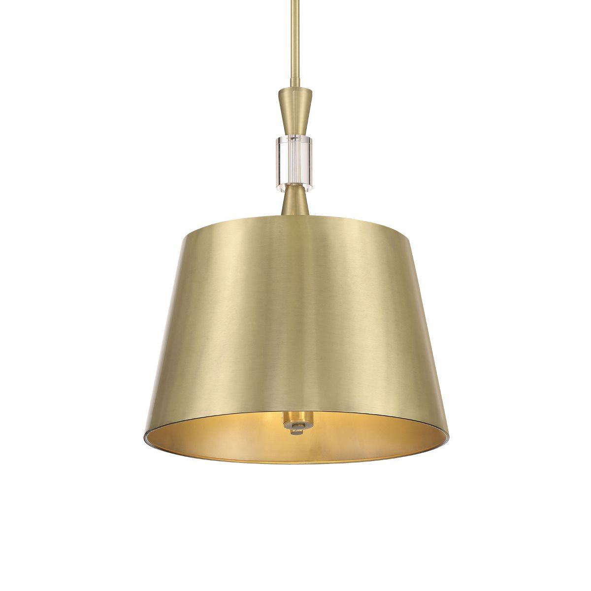 Baratti 18 in. 3 Lights Pendant Light Gold Finish - Bees Lighting