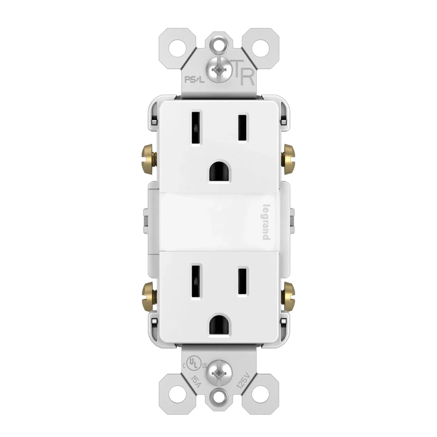 radiant 15A Tamper-Resistant Outlet with Night Light - Bees Lighting